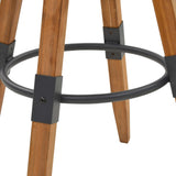 Bar Stools 2 pcs Solid Fir Wood 245782