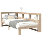 Bookcase Bed without Mattress 90x200 cm Solid Wood Pine 3324391