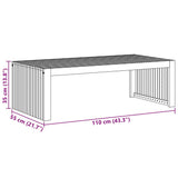 Coffee Table Brown 110 x 55 x 35 cm Solid acacia wood 4108121