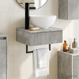 Wall-Mounted Wash Basin Concrete Grey 40 x 35 x 39 cm 890171
