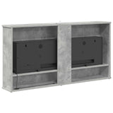 Electric Fireplace Concrete 114 x 18 x 58.5 cm Engineered wood 8021058
