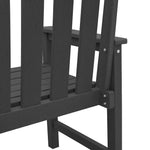 Garden Dining Chair 6 pcs Black 65.5 x 55.5 x 88cm Plastic 3335799