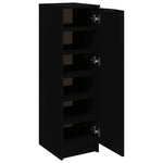 Shoe Cabinet Black 30x35x100 cm Engineered Wood 811431