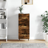 Sideboard Smoked Oak 34.5x34x90 cm Engineered Wood 828585