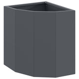 Corner Planter Anthracite 30 x 30 x 35 cm Steel 883656