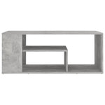 Coffee Table Concrete Grey 100x50x40 cm Engineered Wood 806925