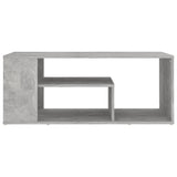 ZNTS Coffee Table Concrete Grey 100x50x40 cm Engineered Wood 806925