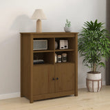 Sideboard Honey Brown 83x41.5x100 cm Solid Wood Pine 821515