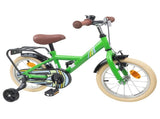 Kids Bike 12 Inches for 2-4 Years Old Green 42009501