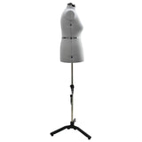 Adjustable Dress Form Female Height Adjustable Grey L Velvet 42018610