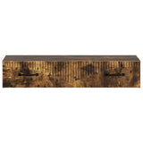 Wall-Mounted Side Table Smoked Oak 87.5 x 34.5 x 17 cm 899010