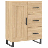 Highboard Sonoma Oak 69.5x34x180 cm Engineered Wood 3196038