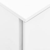 ZNTS Mobile File Cabinet White 39x45x67 cm Steel 335974