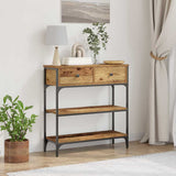 Console Table Old Wood 72.5 x 25 x 75 cm Engineered Wood 863519