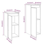 TV Cabinets 2 pcs Solid Wood Pine 3100154