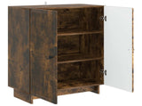 Sideboard Smoked Oak 66 x 34.5 x 90 cm Engineered Wood 893900