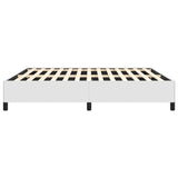 Bed Frame without Mattress White 152x203 cm Queen Faux Leather 347282