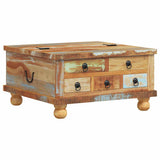 Coffee Table Reclaimed Wood 70x70x38 cm 243978