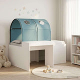 Bed with Tunnel 4 pcs Artisian Oak and Light Blue 3423510