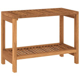 Bathroom Side Table 60x30x45 cm Solid Wood Teak 340752