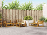 Outdoor Sofa Set 6 pcs Natural 3366007