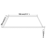 Table Top Tempered Glass Square 700x700 mm 243631