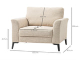 Linen-Look Armchair - Beige T3398P344642