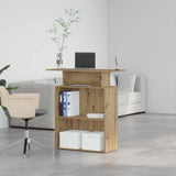 Reception Desk Artisan Oak 100x40x104 cm Engineered Wood 859059