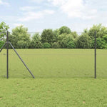 Welded Wire Fence Grey 1.2 x 50 m Steel 42005255