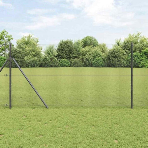 Welded Wire Fence Grey 1.2 x 50 m Steel 42005255