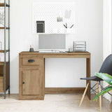 Desk with Drawer Artisan Oak 50 x 115 x 75 cm Engineered Wood 862823