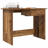 Desk with Drawer Old Wood 100 x 50 x 76 cm Engineered Wood 875248