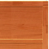 Barn Door Wax Brown 100 x 2.5 x 208 cm Solid Pine Wood 870406