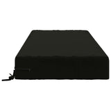 Seat Cushion SOEST 100% Polyester Black 120 x 80 x 15 cm 944310