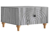 Coffee Table Grey Sonoma 49 x 50 x 40 cm Engineered Wood 894281