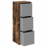 Sideboard with Drawer Smoked Oak 35 x 32 x 99.5 cm 8000568