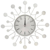 Wall Clock Silver 40 cm Metal 325165