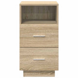 Bedside Cabinets 2 pcs with 2 Drawers Sonoma Oak 36x36x68 cm 858583