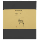 Table Cloth 5 pcs Round Dark Grey 180 cm Polyester 42040261
