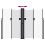 Retractable Side Awning White 180x1200 cm 4004841