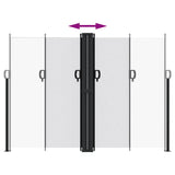 Retractable Side Awning White 180x1200 cm 4004841