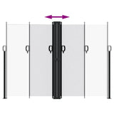Retractable Side Awning White 180x1200 cm 4004841