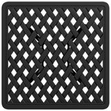 Garden Table Black 53x53x53 cm Cast Aluminium 4002820