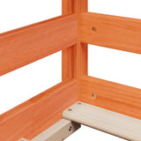 Bunk Bed without Mattress Wax Brown 90x200 cm Solid Wood Pine 3282078