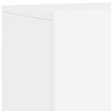 5 Piece TV Wall Units White Engineered Wood 3216464