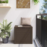 Garden Storage Box Brown 58.5x46x55 cm Polypropylene 152194