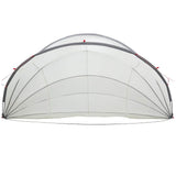 Pool Dome Folding Manual Grey and Orange 592 x 590 x 275 cm 42001133