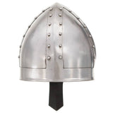 Medieval Knight Helmet Antique Replica LARP Silver Steel 286216