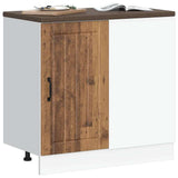 Kitchen Base Cabinet "Lucca" Old Wood Engineered Wood 854316