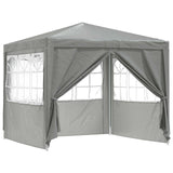 Party Tent Light Grey 250 x 250 x 240 cm PE and Steel 42032997